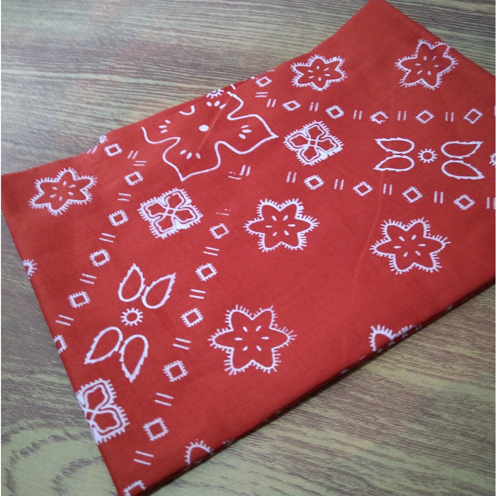 Slayer batik masker-Orange