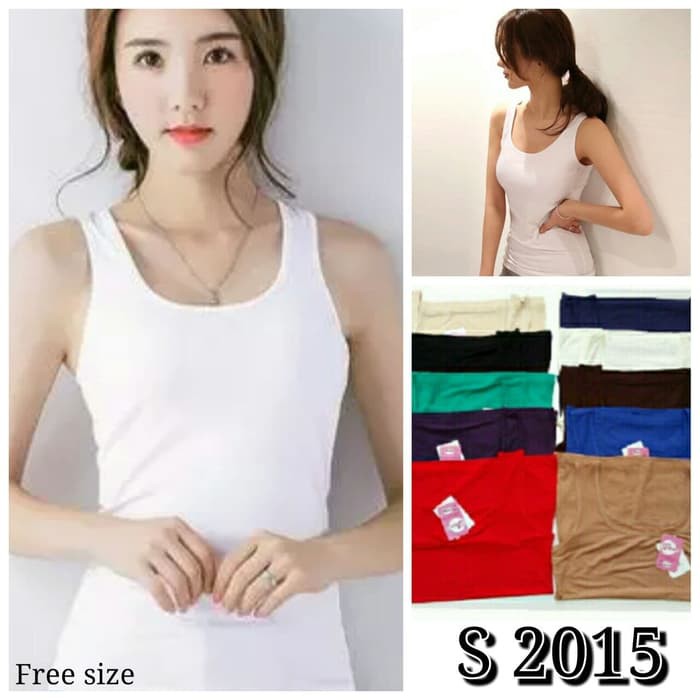 TANK TOP SINGLET WANITA MERK TALLY S 2015 TANK TOP SPORT CAMISOLE