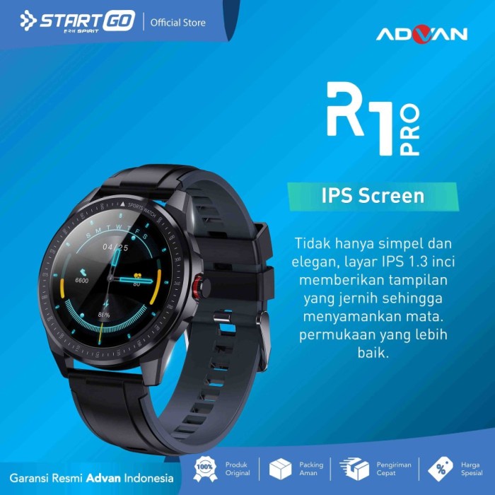 ADVAN STARTGO R1 Pro SmartWatch Garansi Resmi