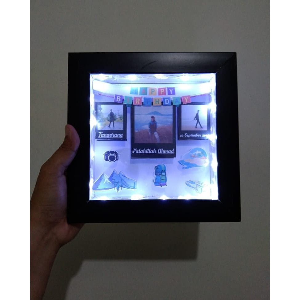 

KADO UNIK Pop Up- 3D frame / Kado Annive / kado ulang tahun / kado nikahan Model PUF01 LIGHT