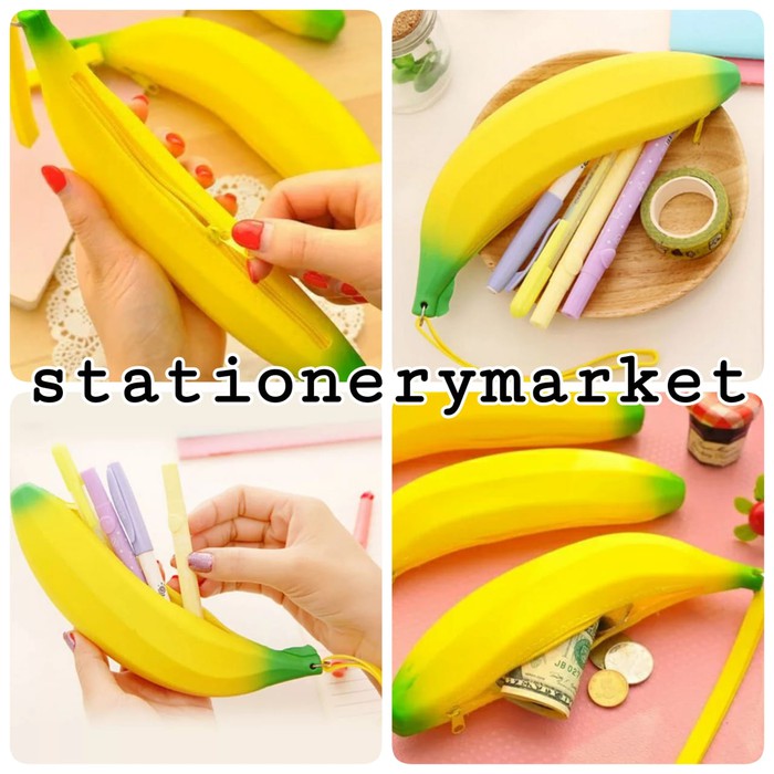 

DOMPET KOIN BENTUK PISANG / TEMPAT PENSIL KOTAK PISANG BANANA SILICON