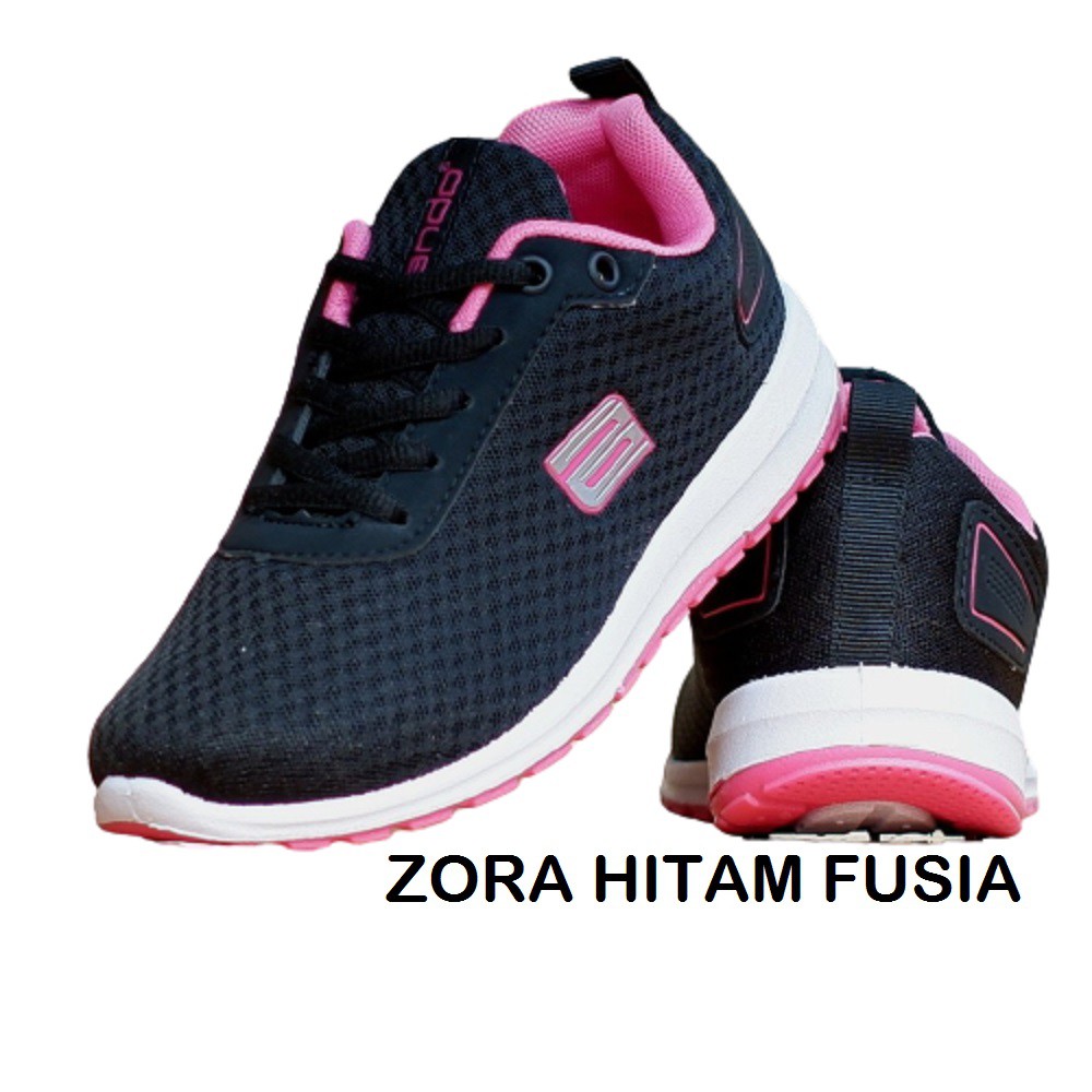 ( COD ) ANDO ZORA &amp; KRISTA ORIGINAL SEPATU SNEAKERS SPORT RUNNING JOGGING FITNESS KUALITAS IMPORT