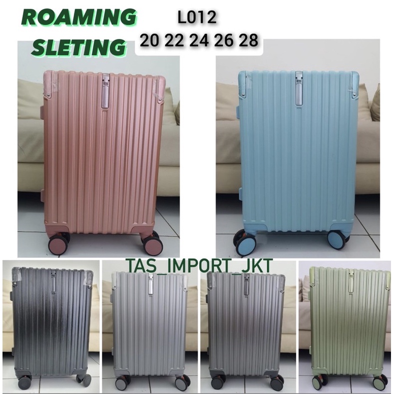 Koper Fiber yamazaki by roaming sleting L012 hardcase anti pecah ORI - cabin size dan bagasi