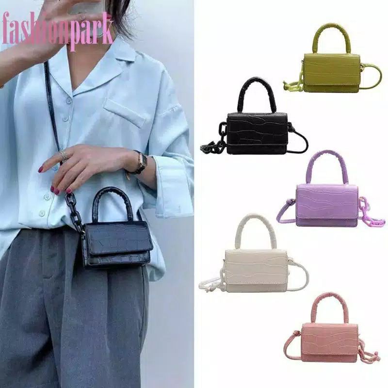 Takashi {Promo Cod} Tas selempang Slim bahu fashion wanita Flo Gagang