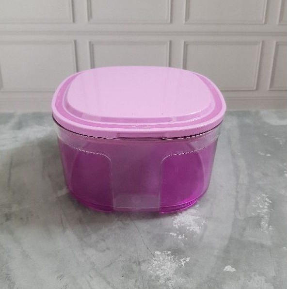 toples WINDOW CANISTER 700 ML UNGU & HIJAU