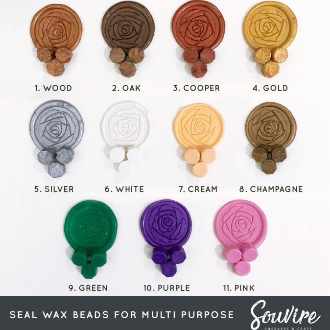 

Seal Wax Beads - Lilin Stempel Butiran 60pcs