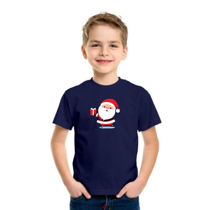 KAOS ANAK SANTA CLAUS / KAOS NATAL ANAK/ KATUN 24S