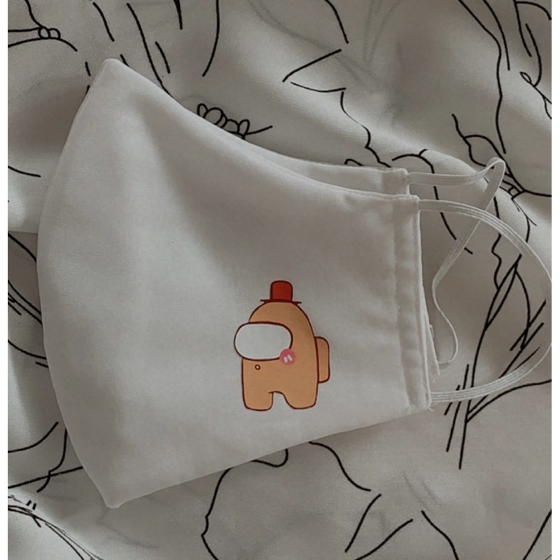Masker Among Us Orange