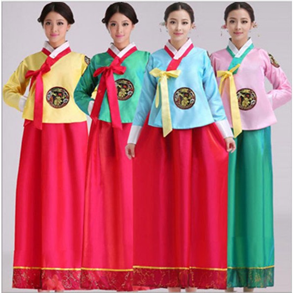 kostum hanbok pakaian tradisional adat korea wanita edisi imlek gong xi fa cai
