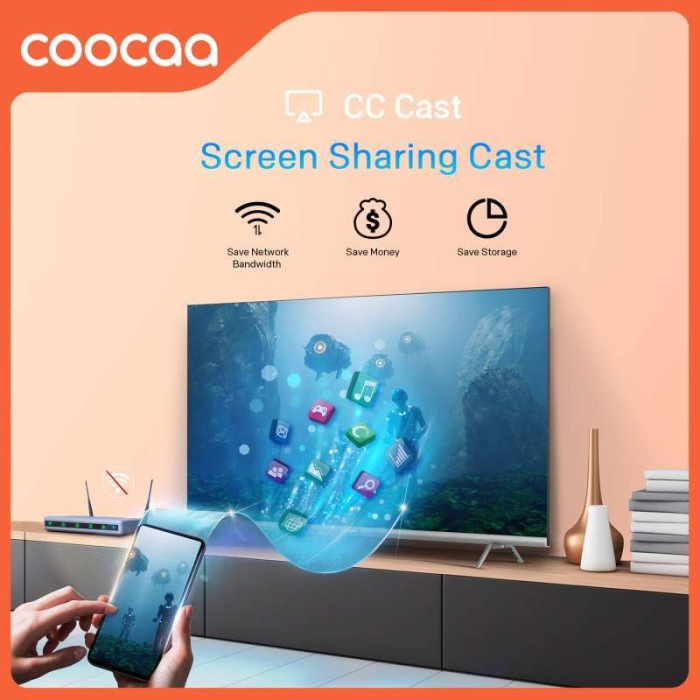 COOCAA 32S3U 32 INCH DIGITAL SMART TV GARANSI RESMI TERMURAH