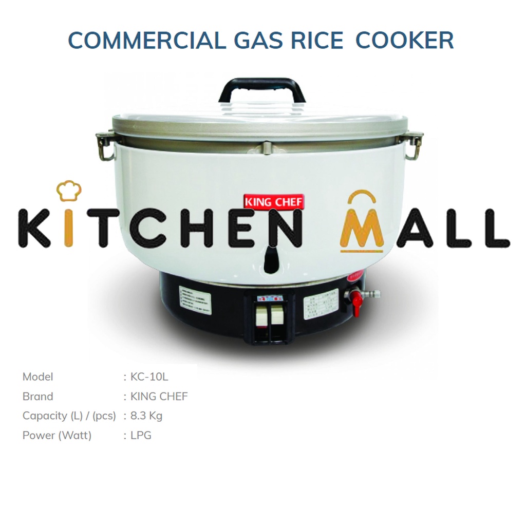 Jual King Chef KC10L gas rice cooker / rice cooker gas / pemasak nasi