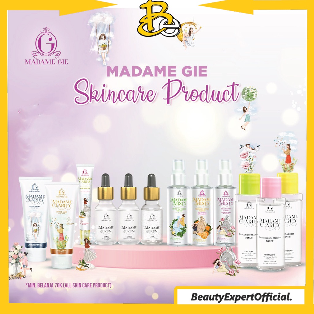 ⭐️ Beauty Expert ⭐️ Madame Gie Skin Care | Clarify Face Toner | Facial Foam 100ml | Serum 20ml | Madame Gie