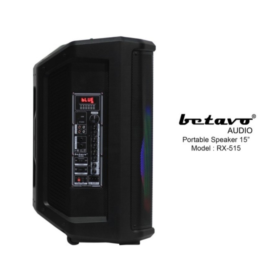 Speaker Portable Wireless 15 Inch BETAVO RX-515 Meeting USB Bluetooth Original