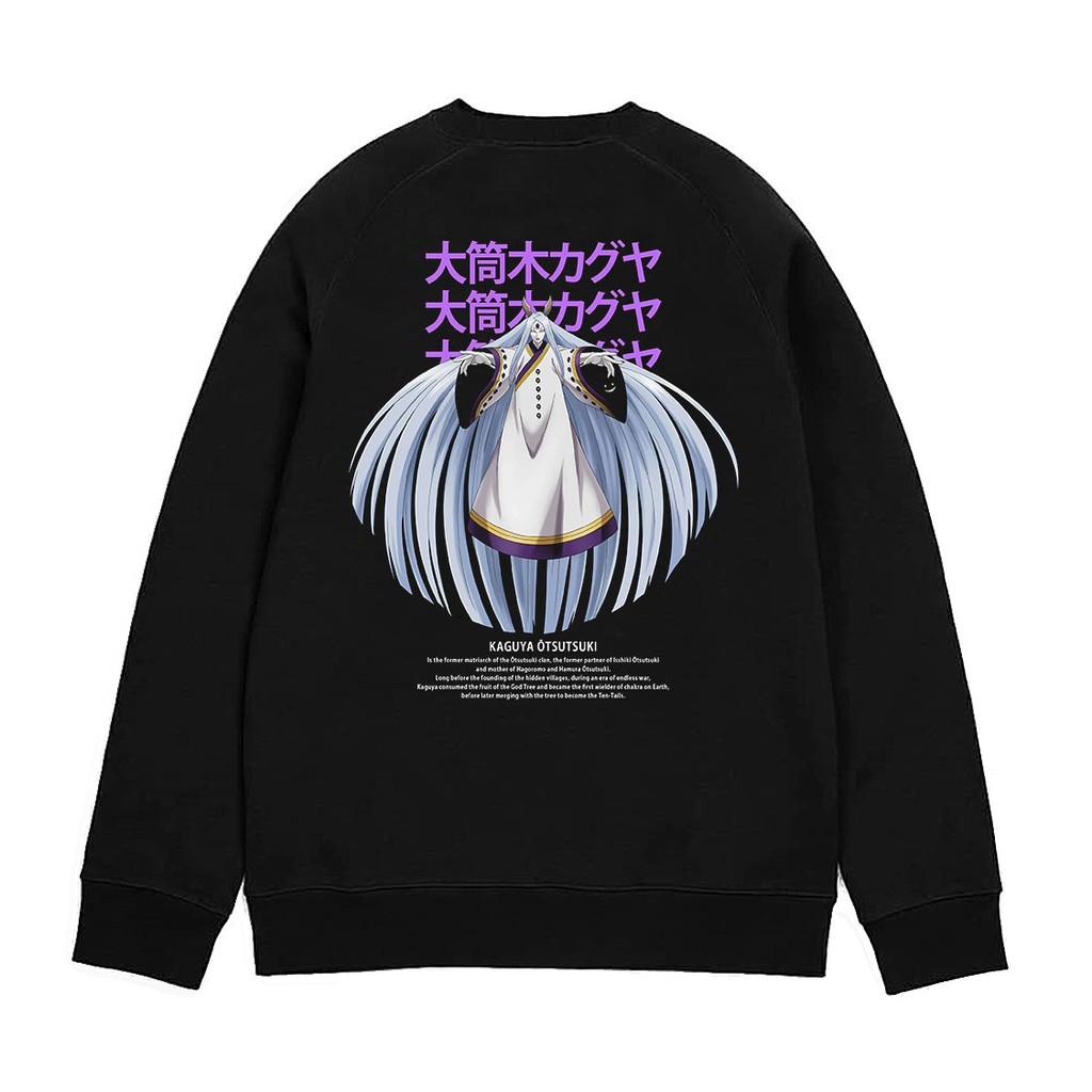 Crewneck Anime Naruto Kaguya Limited Edition / Crewneck Anime / Crewneck Pria / Size M L XL XXL