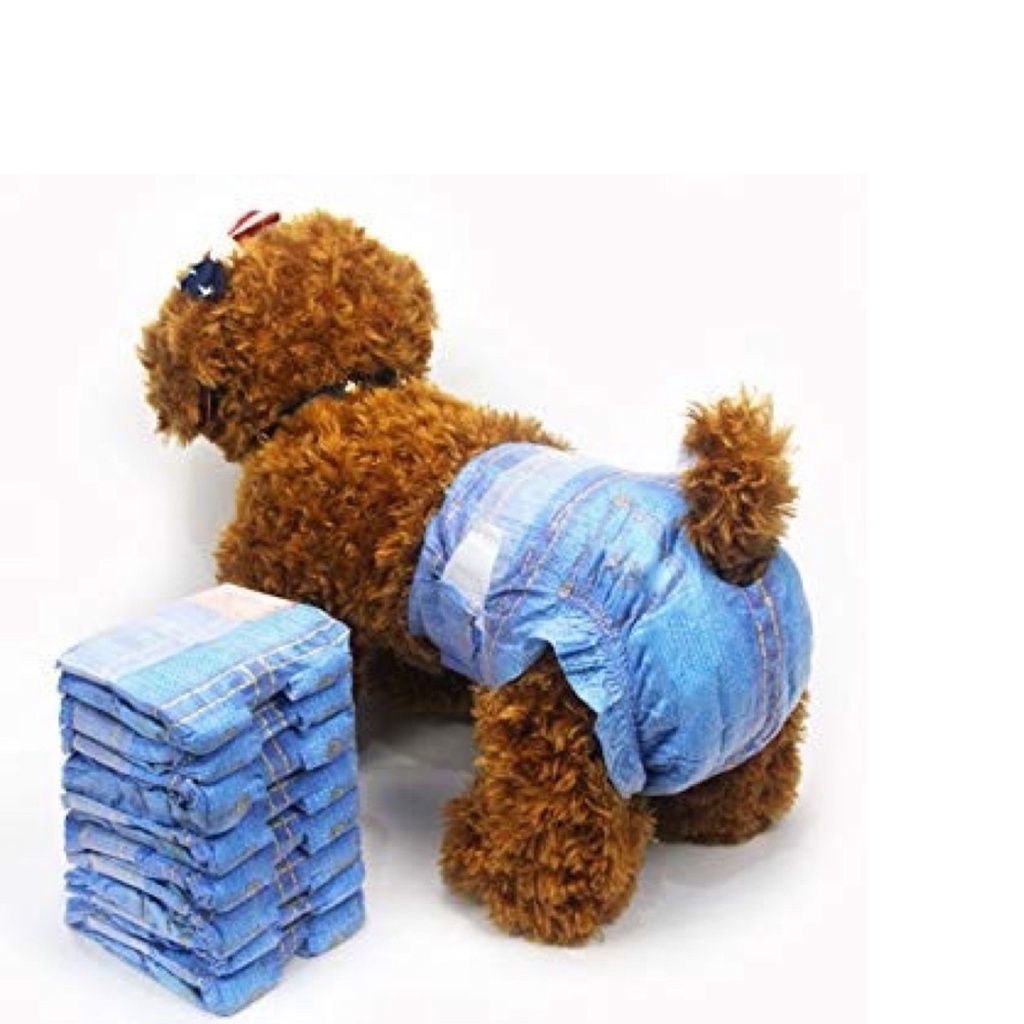 BRGUNIK Popok Anjing Female Pet Soft Disposable Diapers Betina XXS XS S M L XL Popok Hewan R587