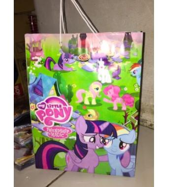 

6.6 COD Tas Kantong KERTAS KARAKTER ISI 10 PER PAK bingkisan snack ulang tahun souvenir paper bag goodie bag grosir
