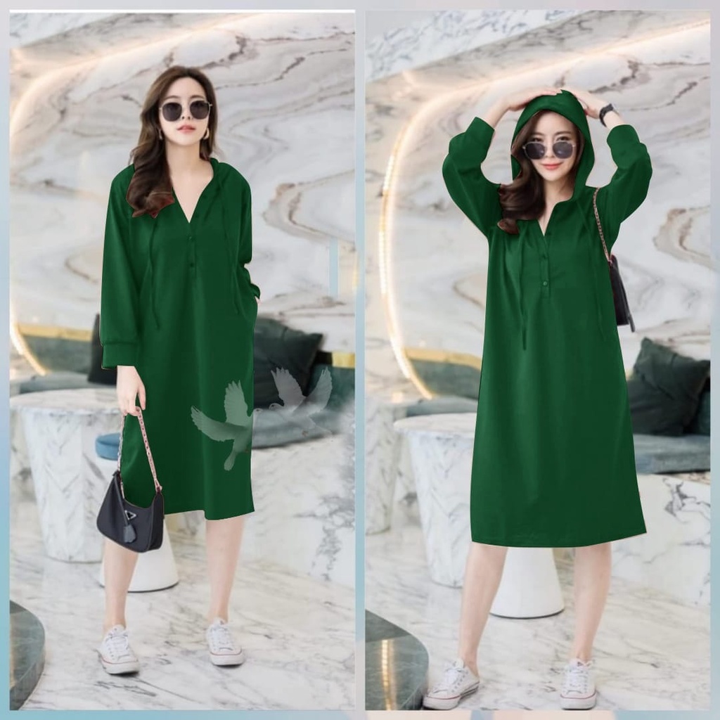 Toply shop Dres hoodie wilona jumbo