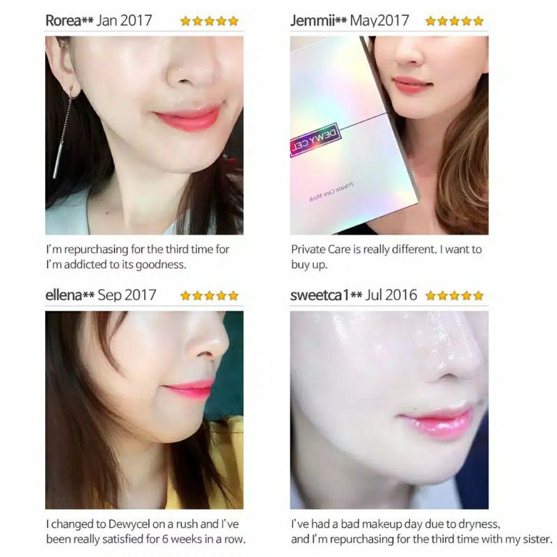 DEWYCEL PRIVATE CARE FACIAL MASK