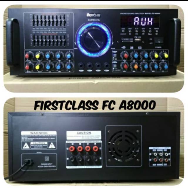 AMPLIFIER KARAOEKE FIRST CLASS FC A8000 AMPLIFIER