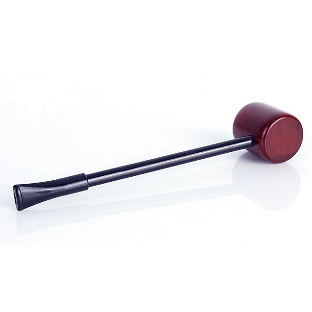 GIJ - Pipa Rokok Popeye Flat Smoking Pipes Mahogany Wood