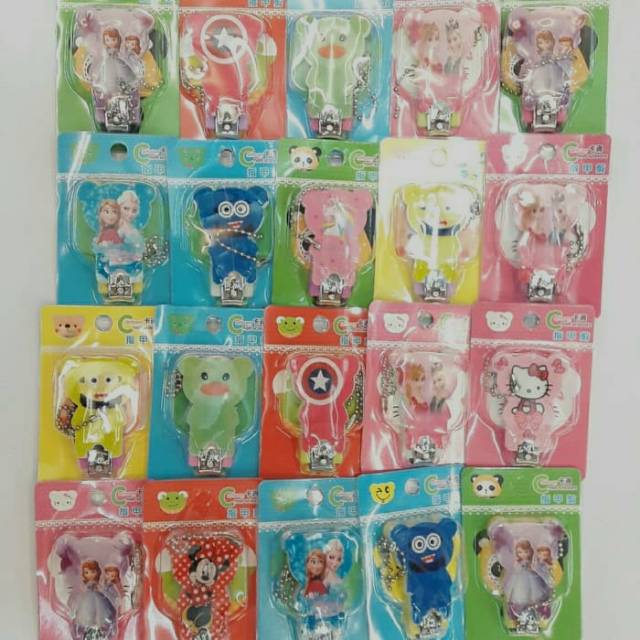 

Gunting kuku motif kartun uk 3x6cm lucu banget kartun kado souvenir
