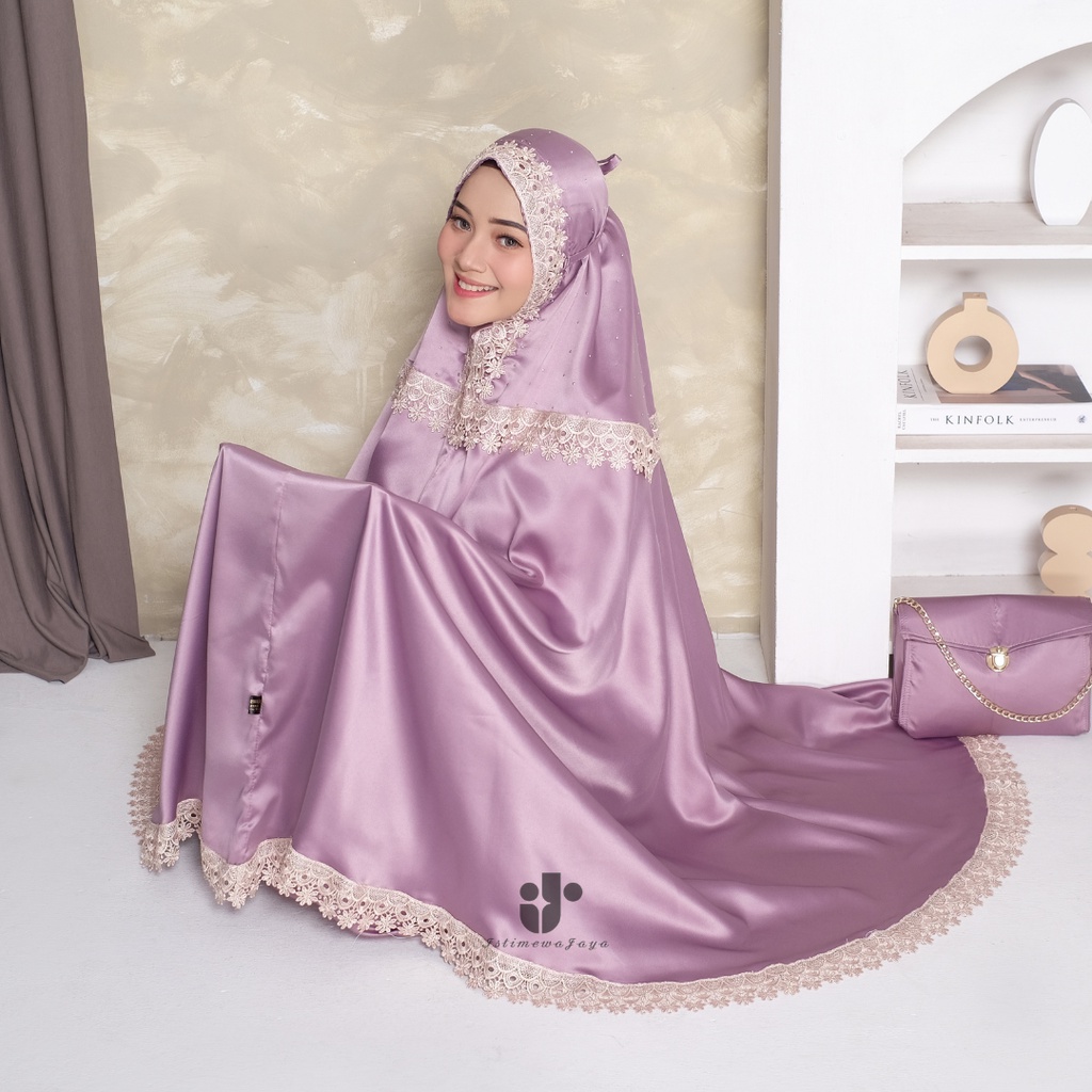 Mukena Sutra Renda Premium AMANDA