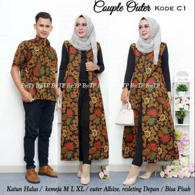 Maura Couple - Sania Ruffle Batik Couple Ori Ndoro Jowi Garansi Termurah Shopee -  Batik Modern Solo