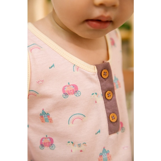 Kottonville - Essentials Jin Jumpsuit 0M - 2Y Printed and Solid Color Motif Jumpsuit Kutung Unisex CBKS