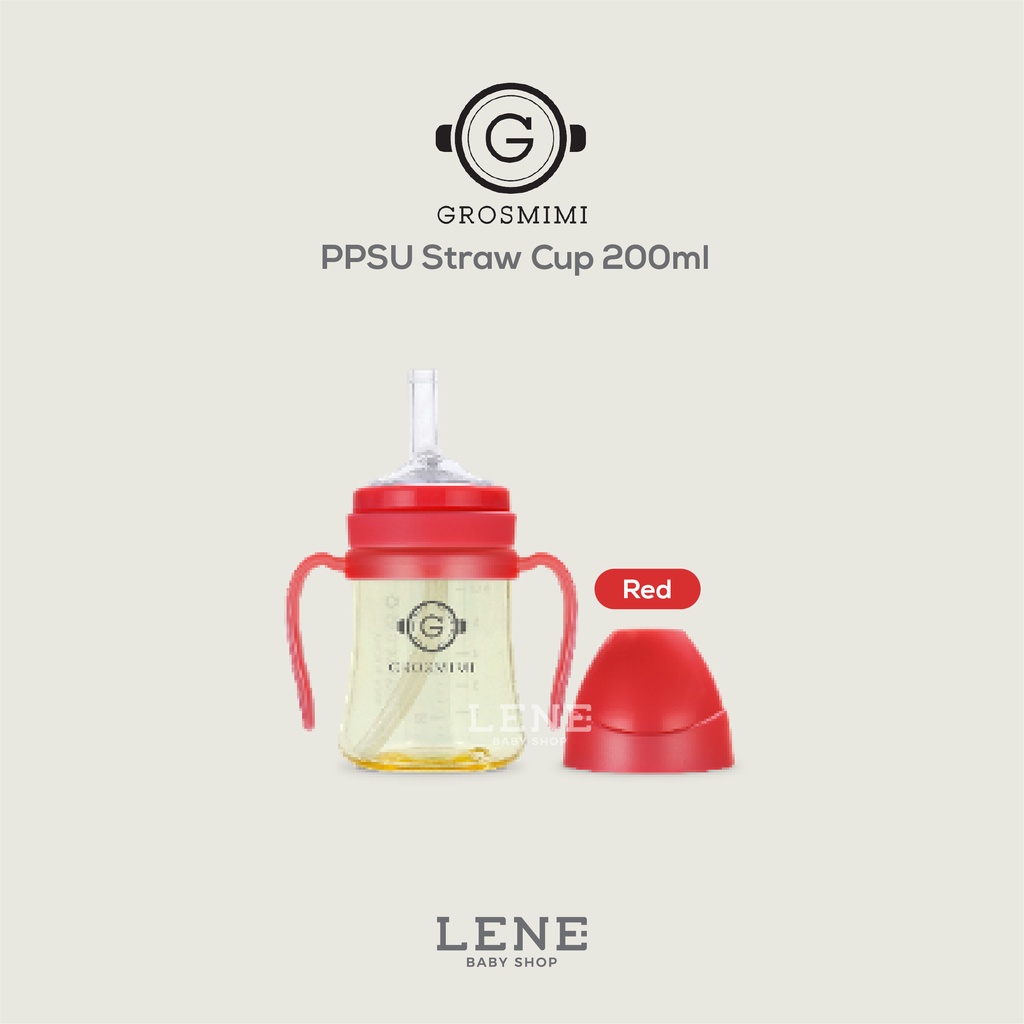 Grosmimi PPSU Straw Cup 200ml &amp; 300ml