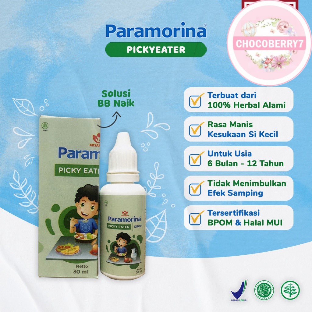 Paramorina Madu Tetes / Drop Herbal untuk Bayi  6 Bulan s/d 1 Tahun isi 30ml Vitabumin Madu Anak