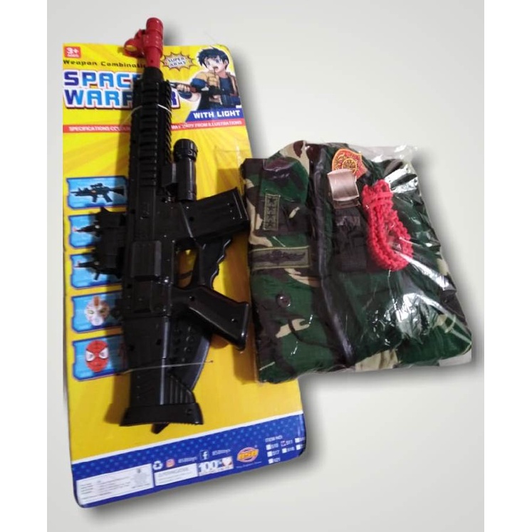 DISKON BAJU TENTARA ANAK BAJU PROFESI TNI UNTUK ANAK PDL TNI AD KOSTUM PROFESI TNI AD BONUS SENAPAN