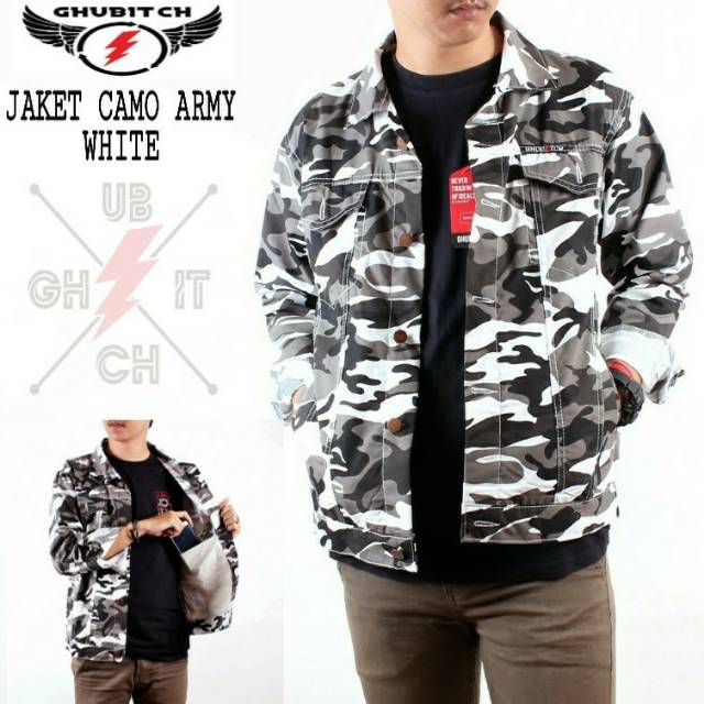 JAKET LORENG / SEMI PARKA CAMO ARMY ORIGINAL