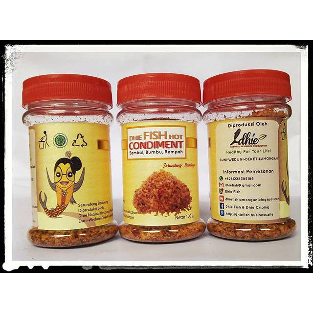 

Dhie Fish Hot Condiment Serundeng Bandeng