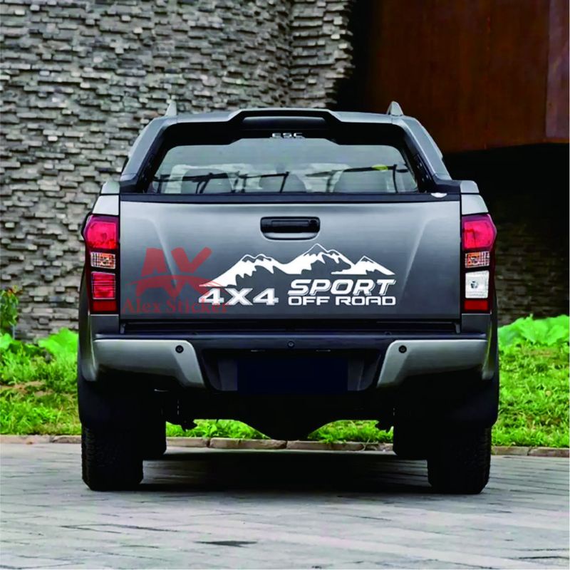 

Stiker sticker stripe mobil toyota hilux ford cutting stiker 4x4 sport off road
