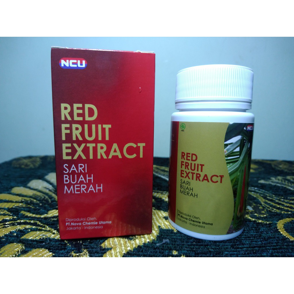 SARI BUAH MERAH * 50 KAPSUL * PAPUA PRODUKSI ASLI Bp. Drs. I MADE BUDI M.si