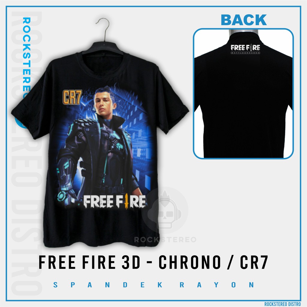KAOS GAME DISTRO - [ FREE FIRE 3D / KAOS FF / FREE FIREE ] - CHRONO / CR7 / Cristiano Ronaldo