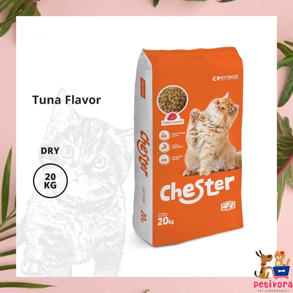 Chester Cat Food 20kg Makanan Kering Pelet Kucing Dewasa