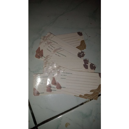 

label pengiriman