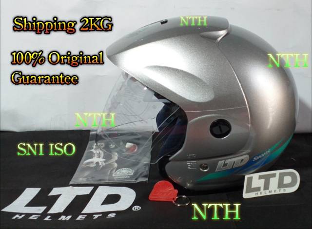 Helm LTD Sport Original  warna silver harga promo