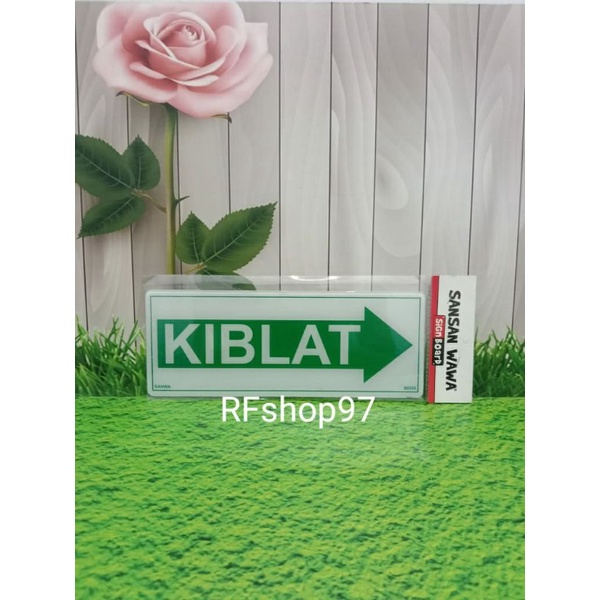 

AKRILIK KIBLAT SIGN BOARD MURAH BERKUALITAS