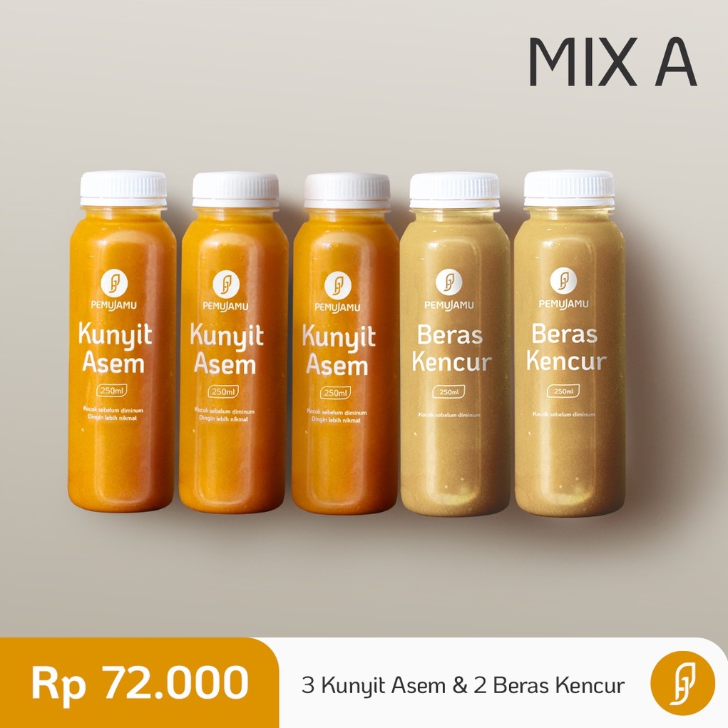 

MIX A | 3 Kunyit Asem & 2 Beras Kencur | Pemujamu Bundle Pack