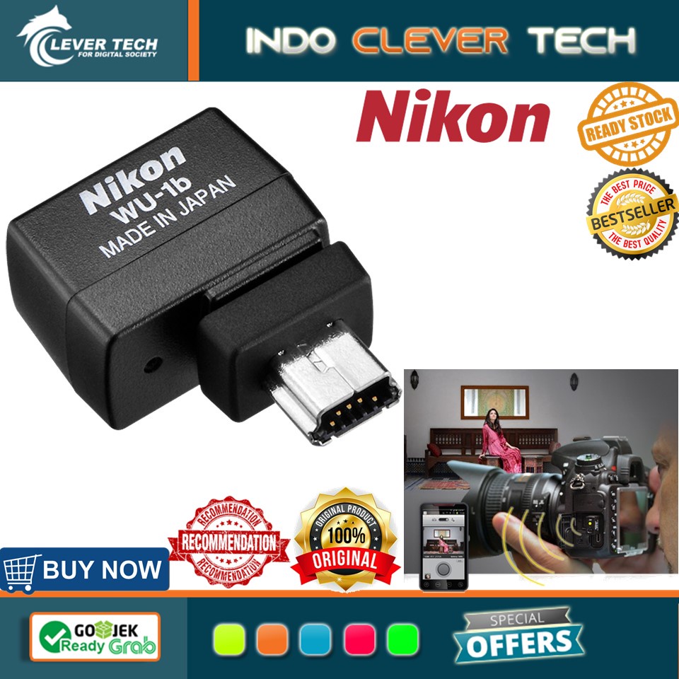 Nikon WU-1B Wireless Mobile Adapter For D600 and Nikon 1 J3 / S1 / V2