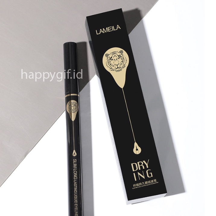 LAMEILA Eyeliner Mata Black Gold Tiger Waterproof And Drable LA132