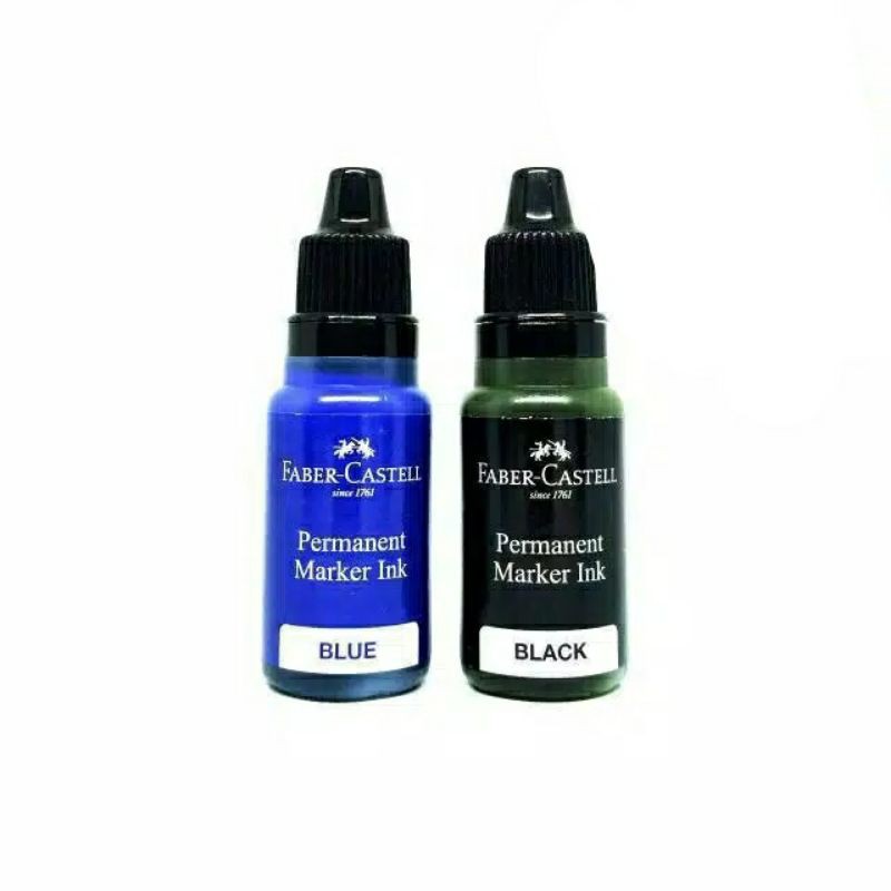 

Refill Permanent Marker Ink Faber Castell 15 ML Bottle / Refill Spidol Permanen Faber Castell