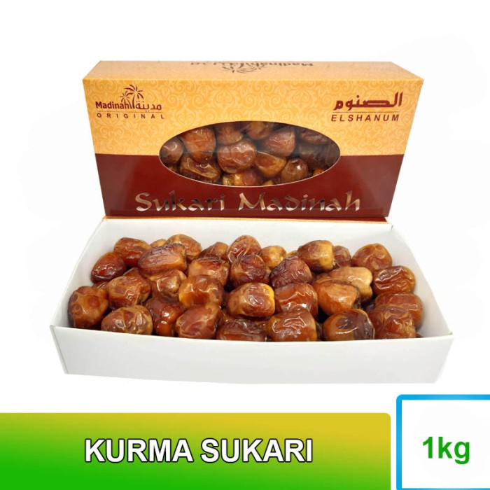

Kurma Sukari Premium 1kg - Sukari Madinah - Kurma Raja
