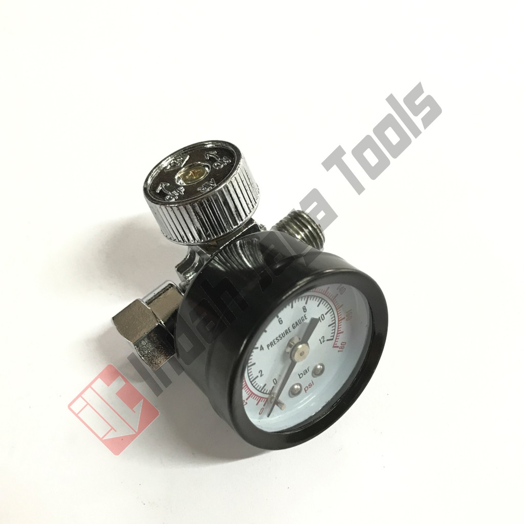 Regulator Spray Gun Air With Pressure Gauge - Pengatur Tekanan Angin Manometer