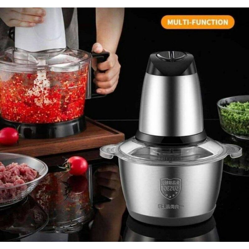 chopper blender daging stainless steel