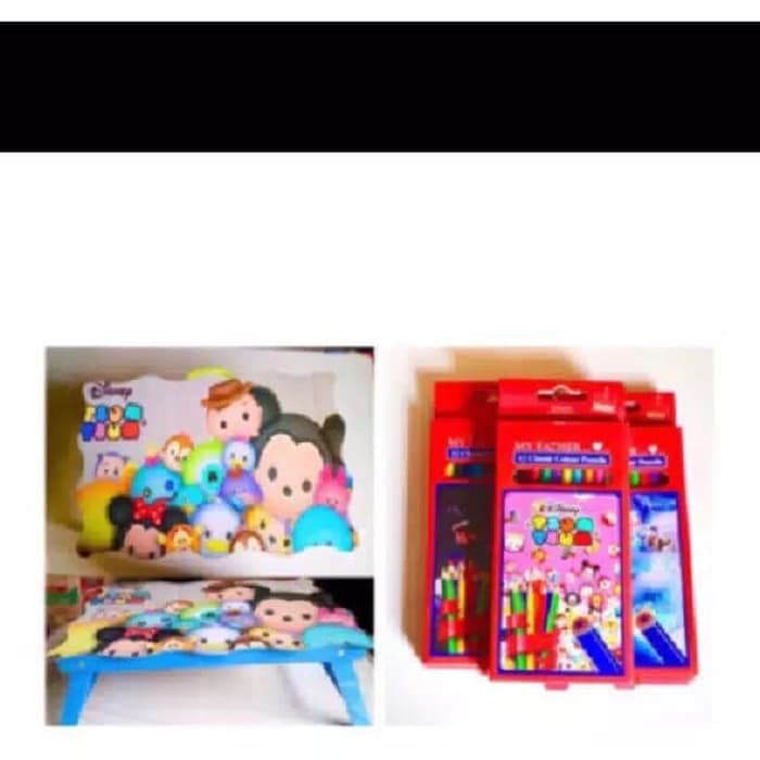 

Paket pensil warna dan meja belajar lipat