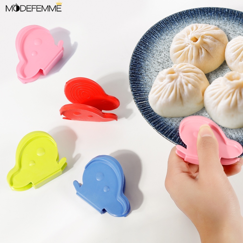 Creative Butterfly Heat Insulated Pot Clips / High Quality  Silicone  Anti-slip Clamp Microwave Oven Gloves For Kitchen