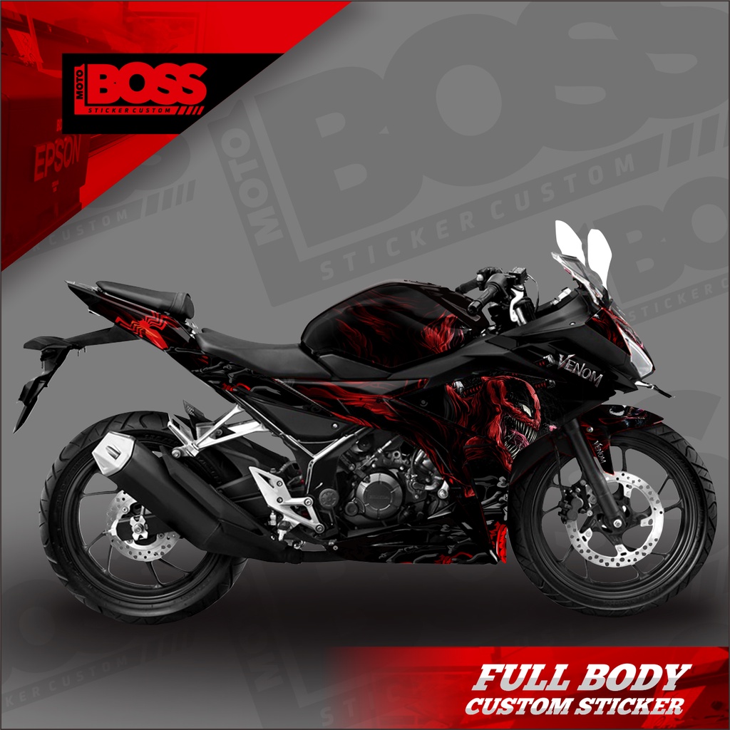 Decal Sticker CBR 150R Facelift Full Body Stiker Decal CBR150R Full Body Motif venom